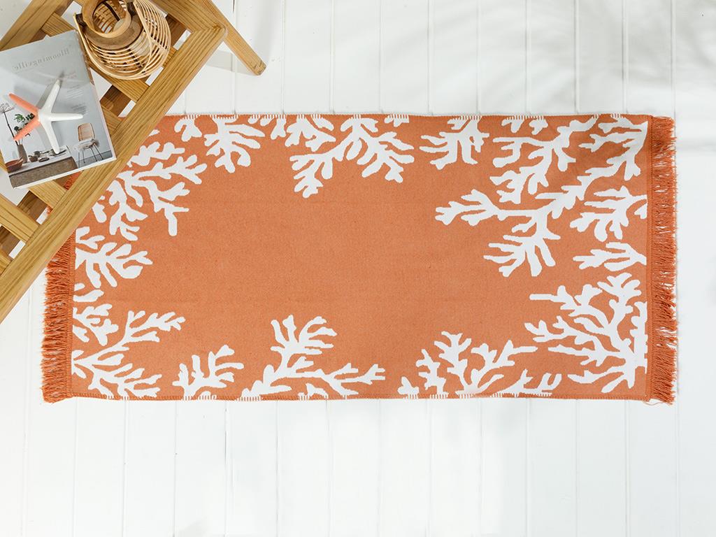 Coral КИЛИМ Тъкан 60x100 cm Оранжево,