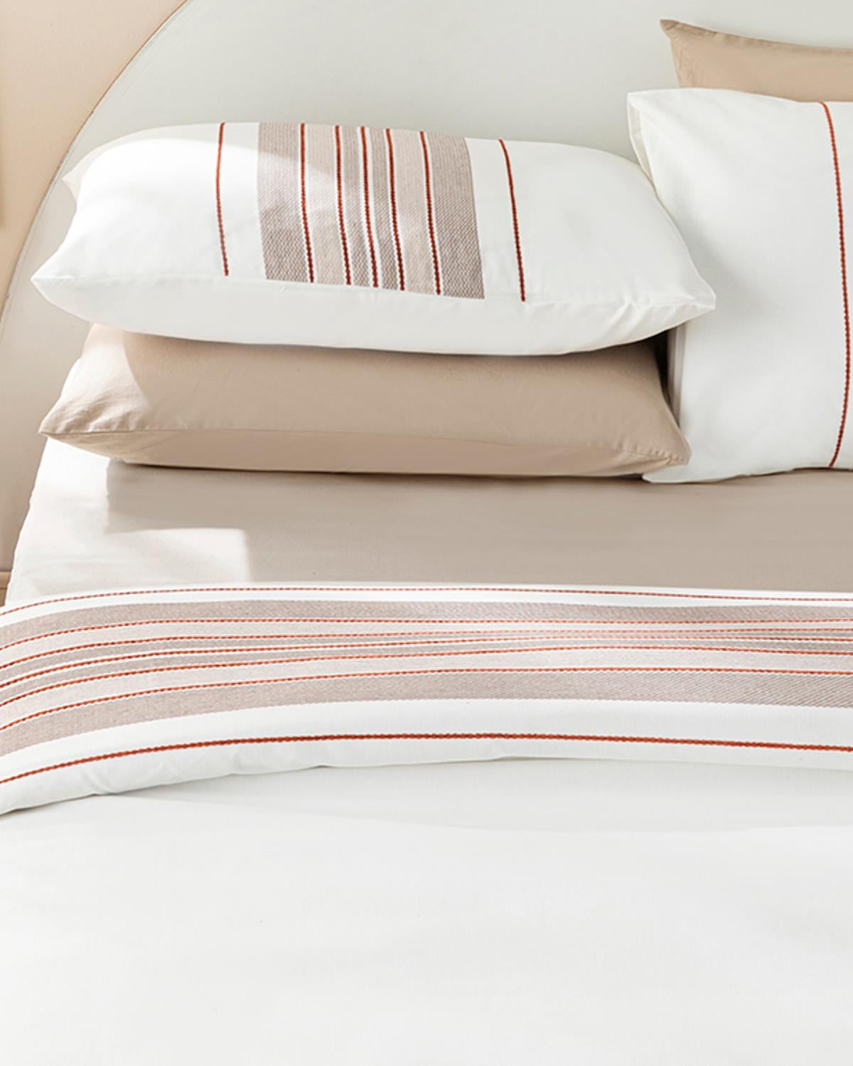 Cosy Lines Спален Комплект Единичен Шенилна тъкан с багрени нишки 160x220 см Кафяв - Керемиден