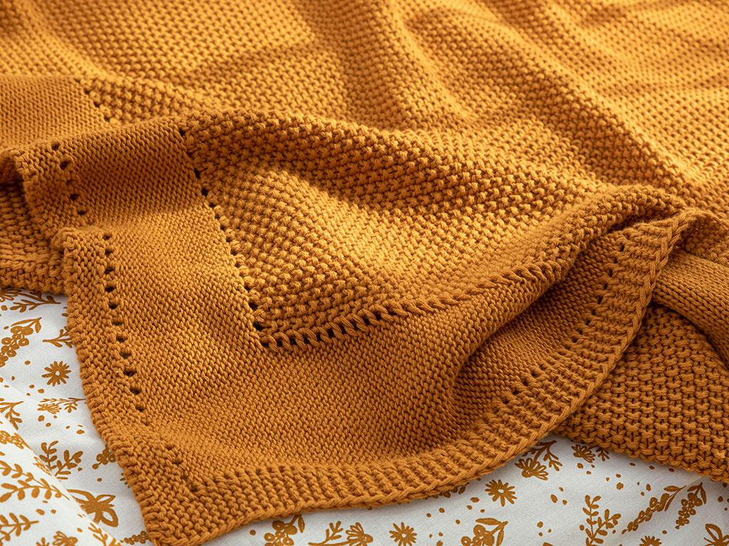 Cotton БЕБЕШКО ОДЕАЛО 80x120 cm Hardal