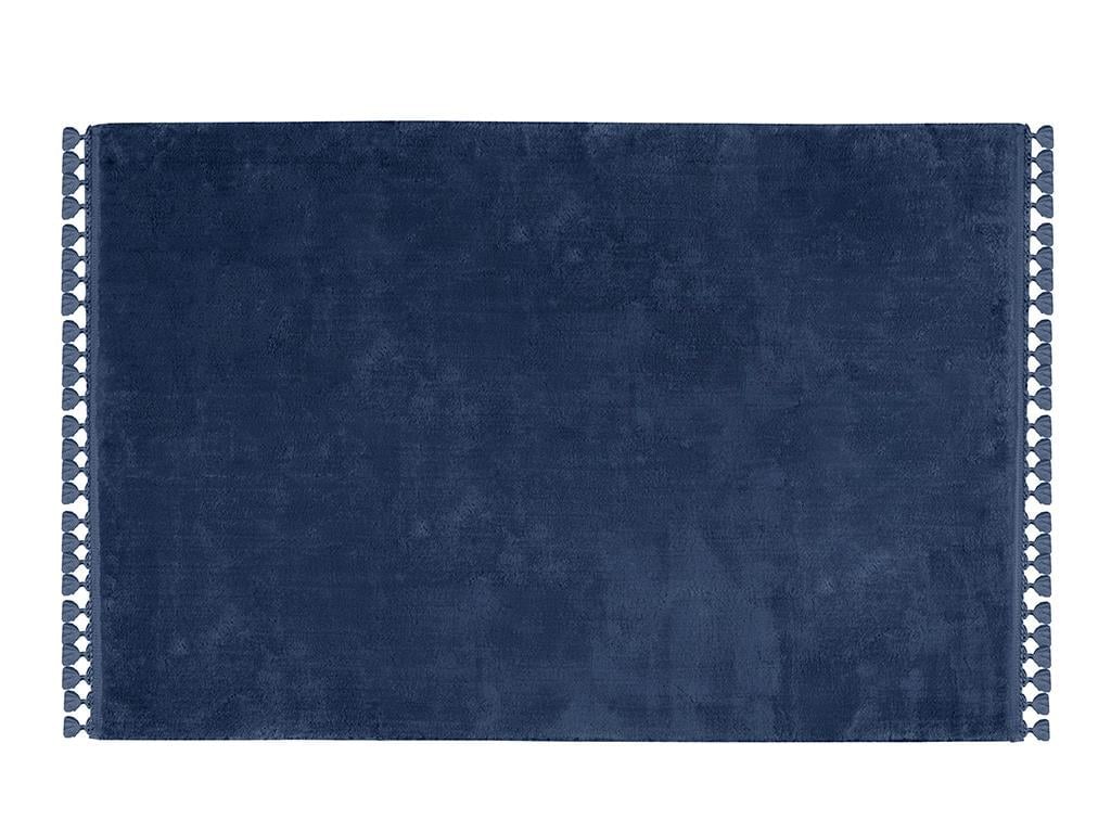 Cozy Plaid КИЛИМ Плюш 80x150 cm Тъмно синьо