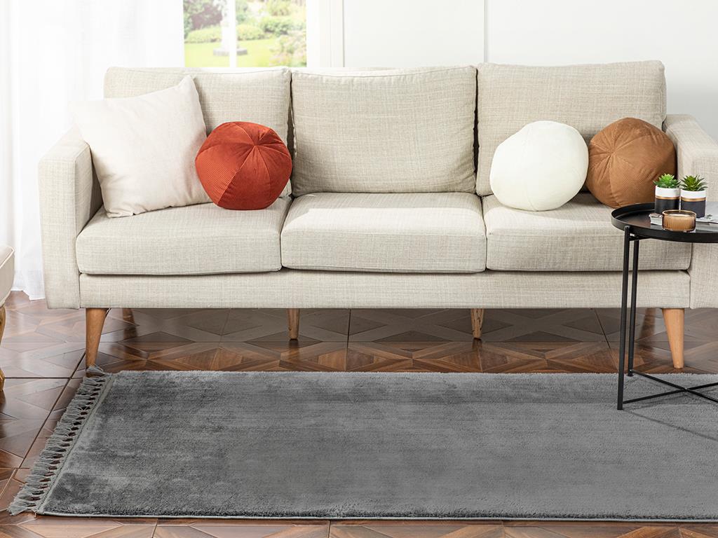 Cozy Plaid КИЛИМ Плюш 80x250 cm Антрацит