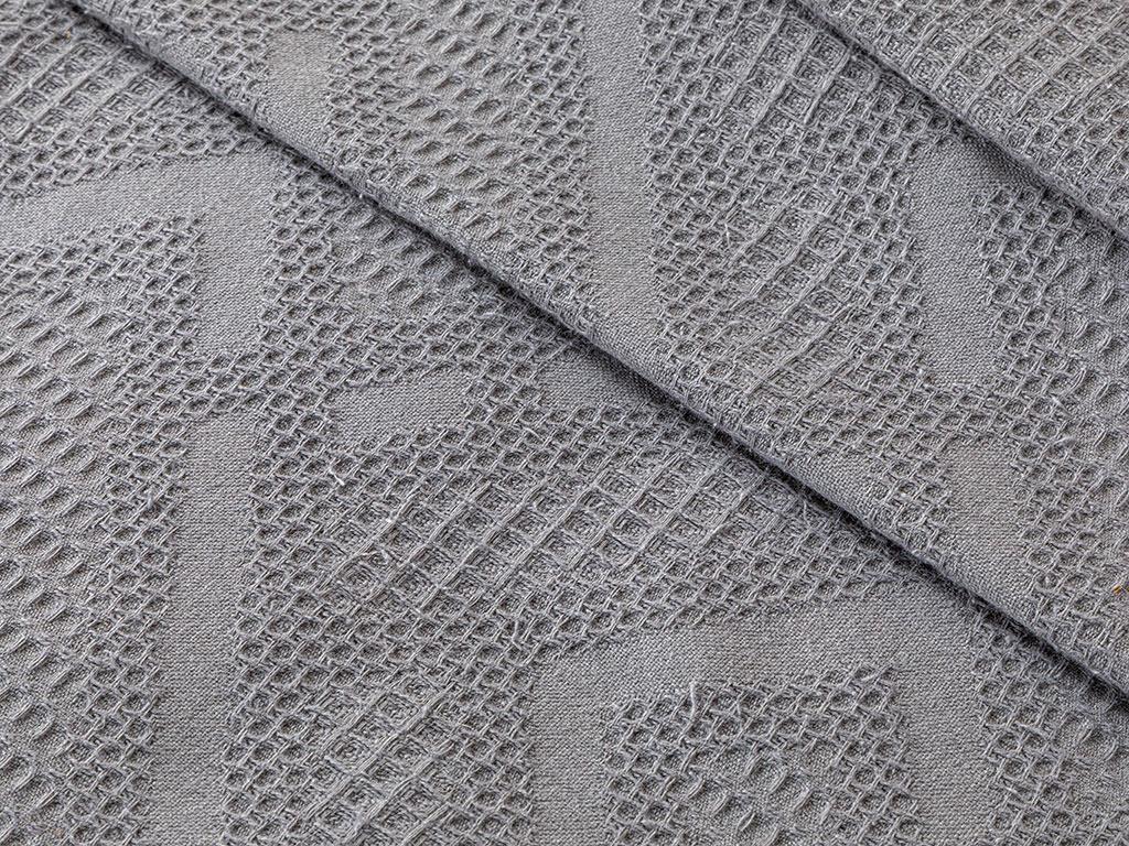 Creative Waffle ПОКРИВКА Двоен човек Жакардов 200x220 cm Антрацит