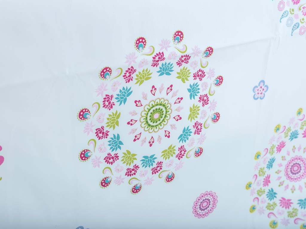 Creole Покривка за Маса ПВЦ 100x140 cm White-Green