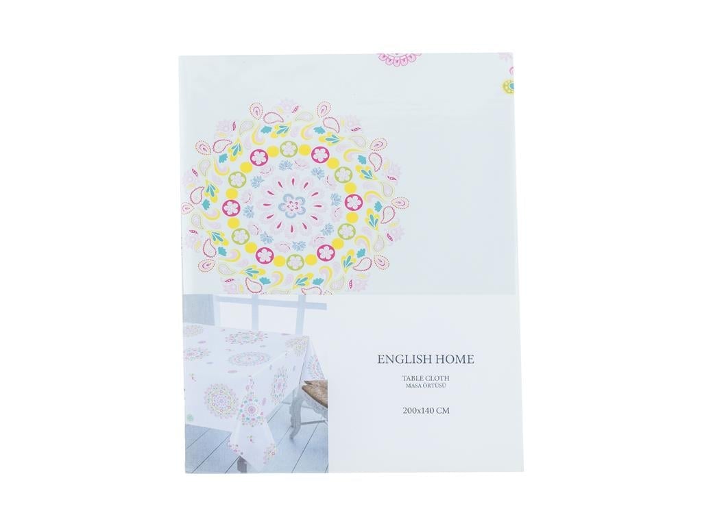Creole Покривка за Маса ПВЦ 200x140 cm White-Green
