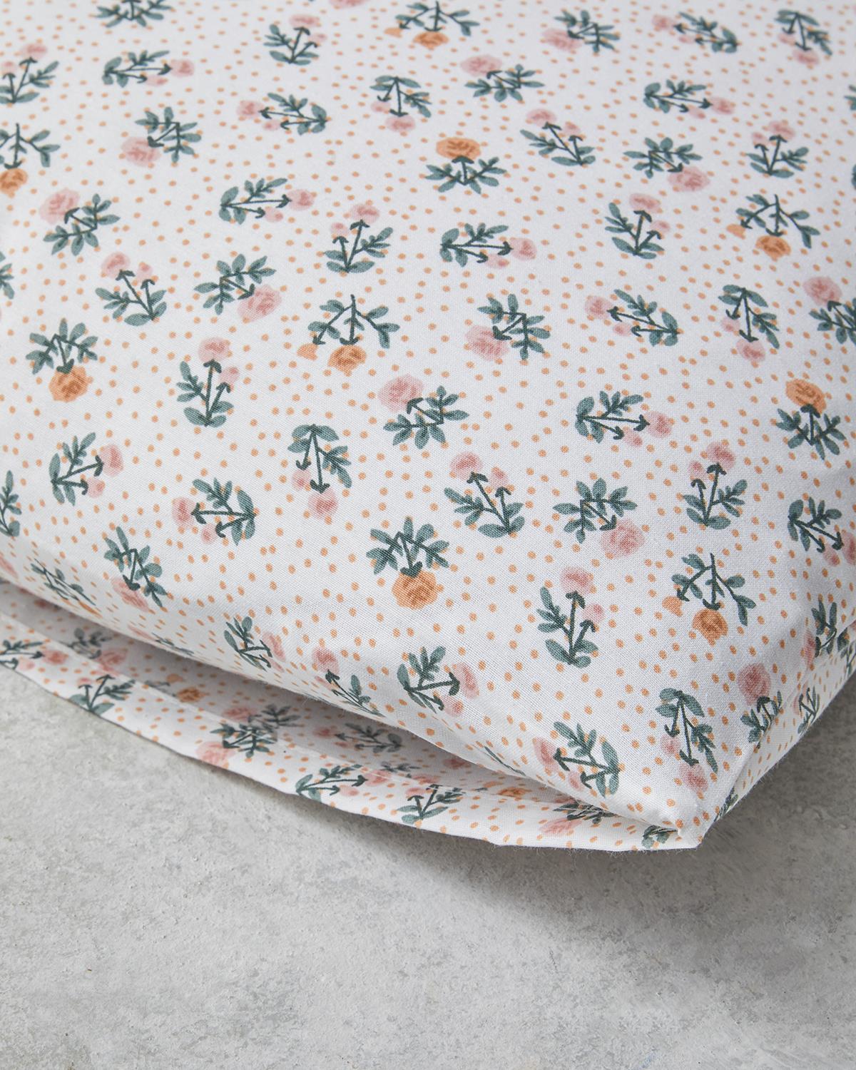 Калъфка За Възглавница 2 бр. Лесно за гладене 50x70 см Зелен - Оранжев