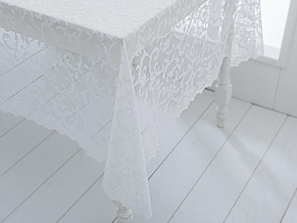 Crystal Покривка за Маса Плетиво 150x220 cm Light Cream