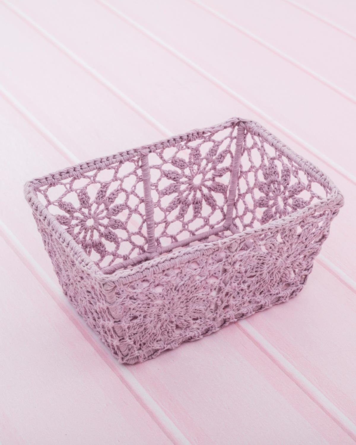 Daisy Line Кошница На една кука 18,5x12,5x9,0 cm Пепел от рози