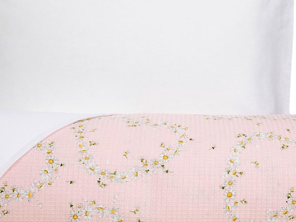 Daisy Love ПОКРИВКА КОМПЛЕКТ Двоен Отпечатано 200x220 cm Pink