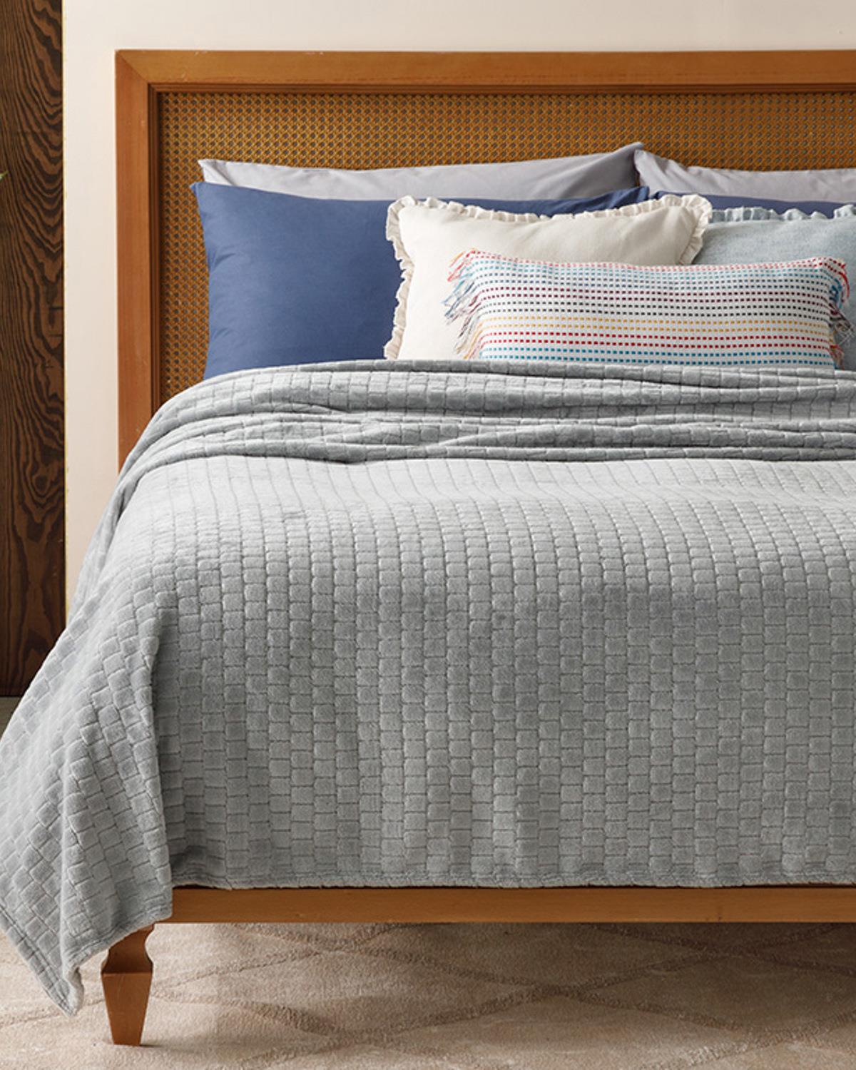 Delicate Одеяло Единичен Super Soft 150x200 см Сив