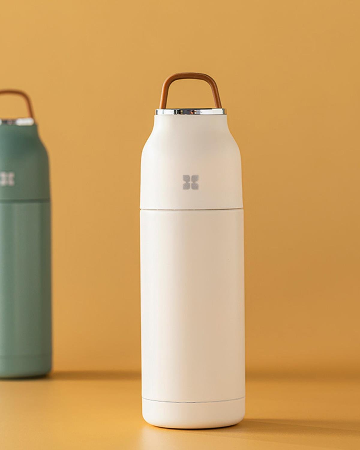 Domino Stainless Steel Thermos 350 ml Cream