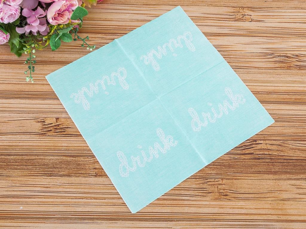 Drink ХАРТИЙНИ САЛФЕТКИ 33x33 cm Mint