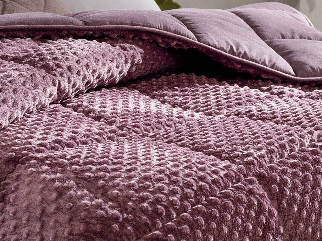 Drop ЮРГАН Tek Kişilik Wellsoft 155x215 cm Damson