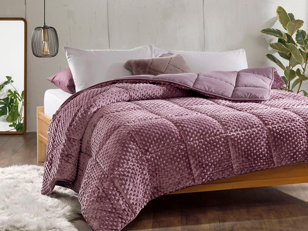 Drop ЮРГАН Tek Kişilik Wellsoft 155x215 cm Damson
