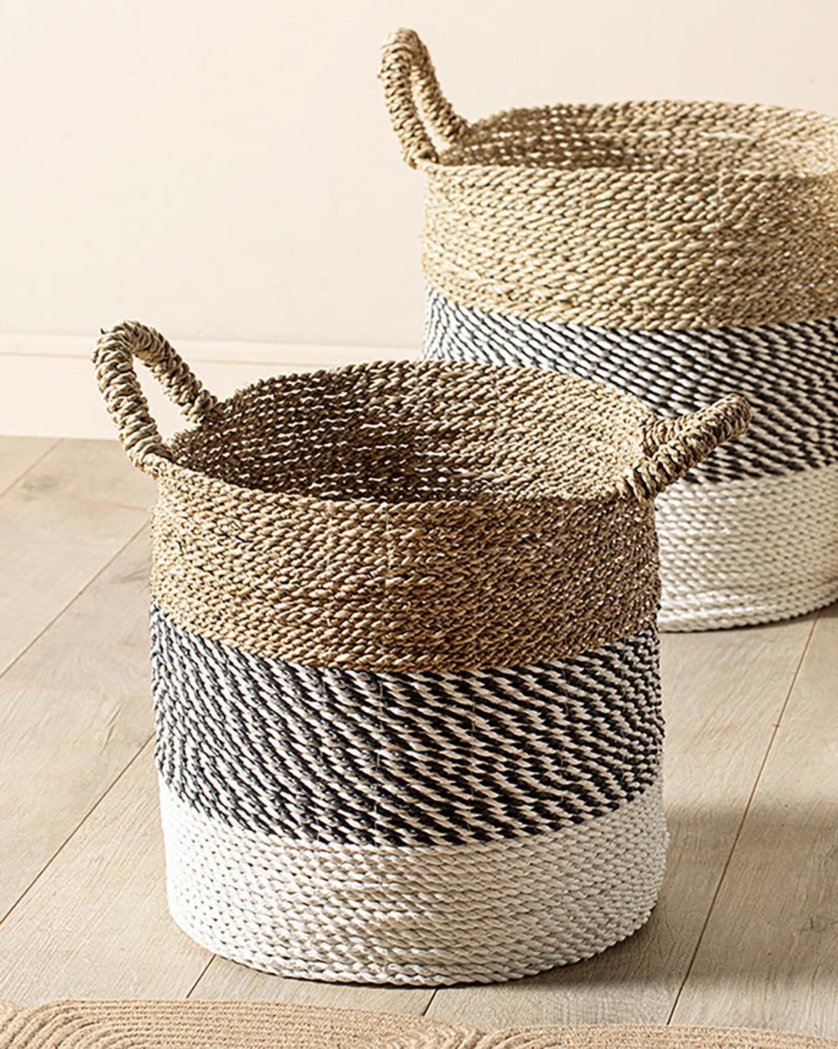 Edge Кошница Бяло-Кафяво, 0