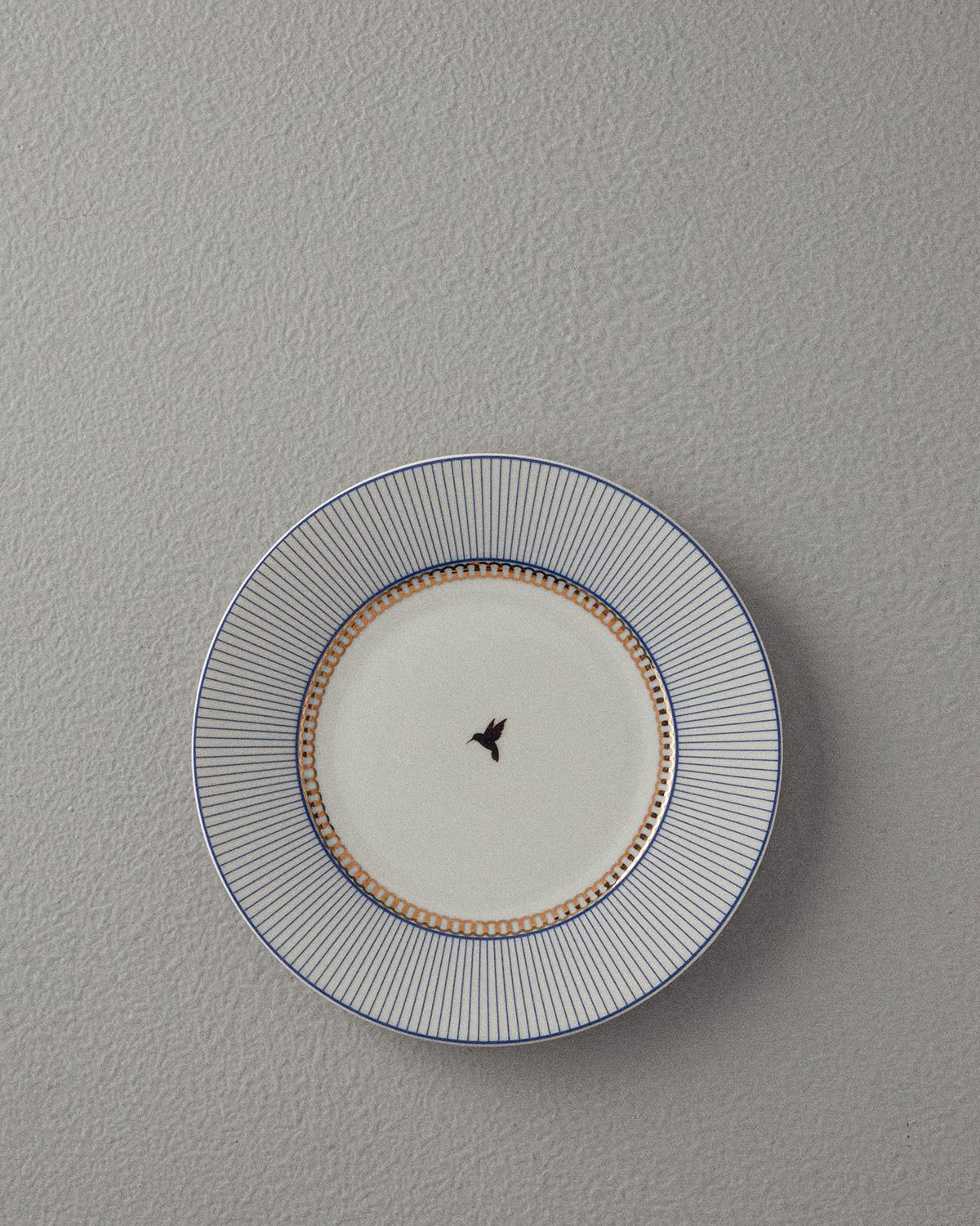 Effect Комплект За Хранене Порцелан 24 части за 6 души Морскосин