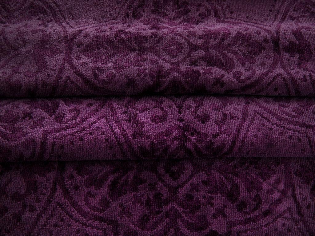 Elegance ХАВЛИЯ ЗА ЛИЦЕ Жакардово кадифе 50x80 cm Purple.
