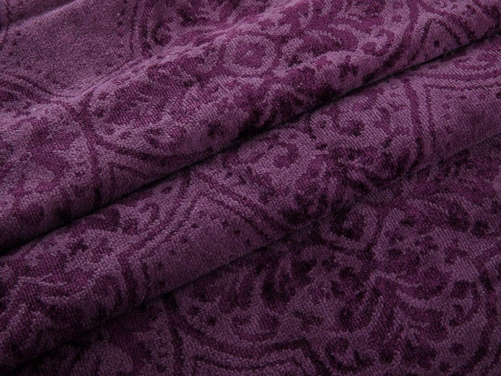 Elegance ХАВЛИЯ ЗА ЛИЦЕ Жакардово кадифе 50x80 cm Purple.