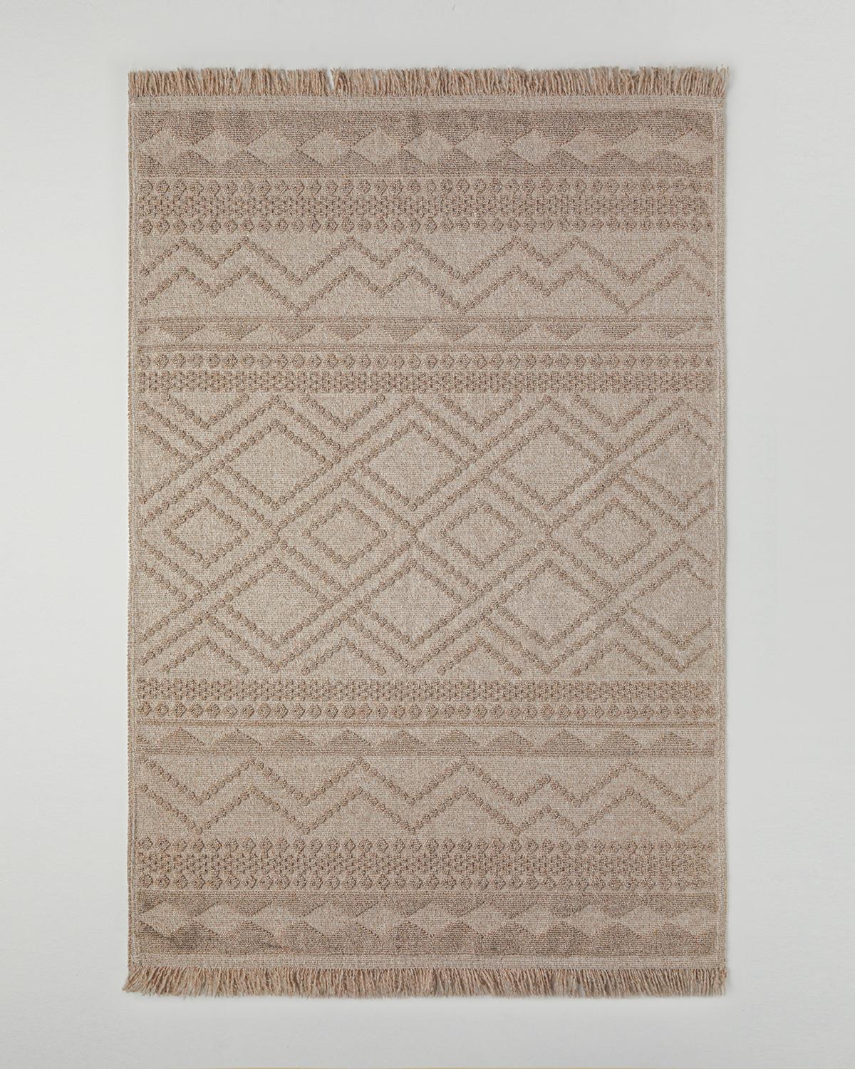 Etnico Тъкан Килим 120x180 см Кафяв.