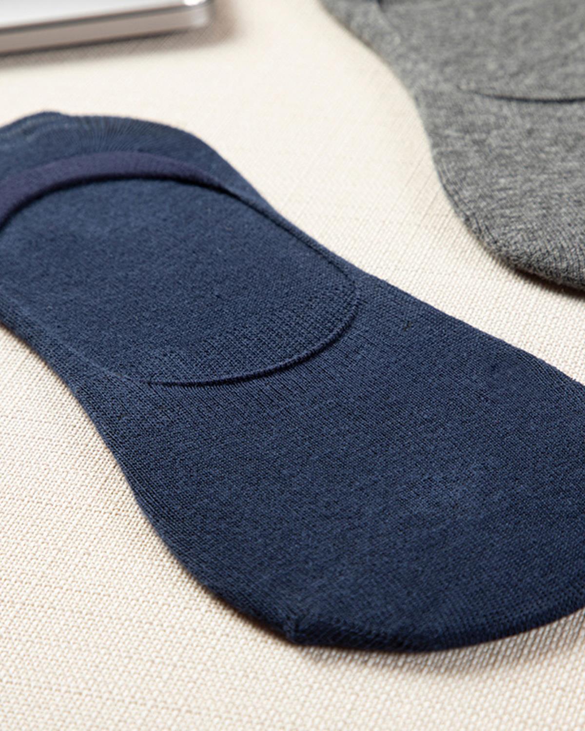 Everyday Лот Чорапи Мъжки 2 бр. Памук Стандартен Антрацит - Синьо