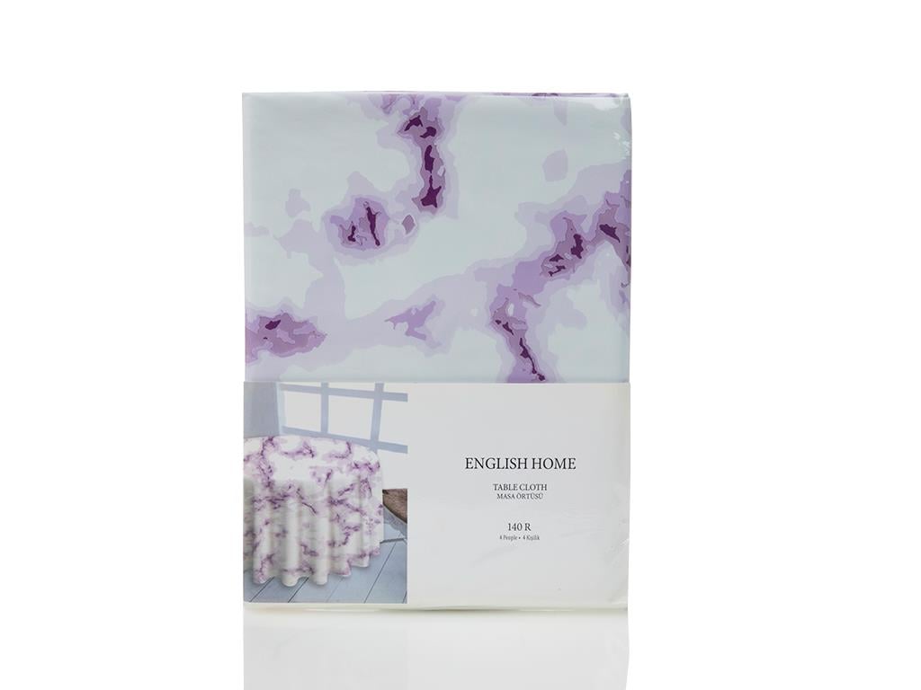 Fancy Marble Покривка за Маса ПВЦ 140 cm Lilac.
