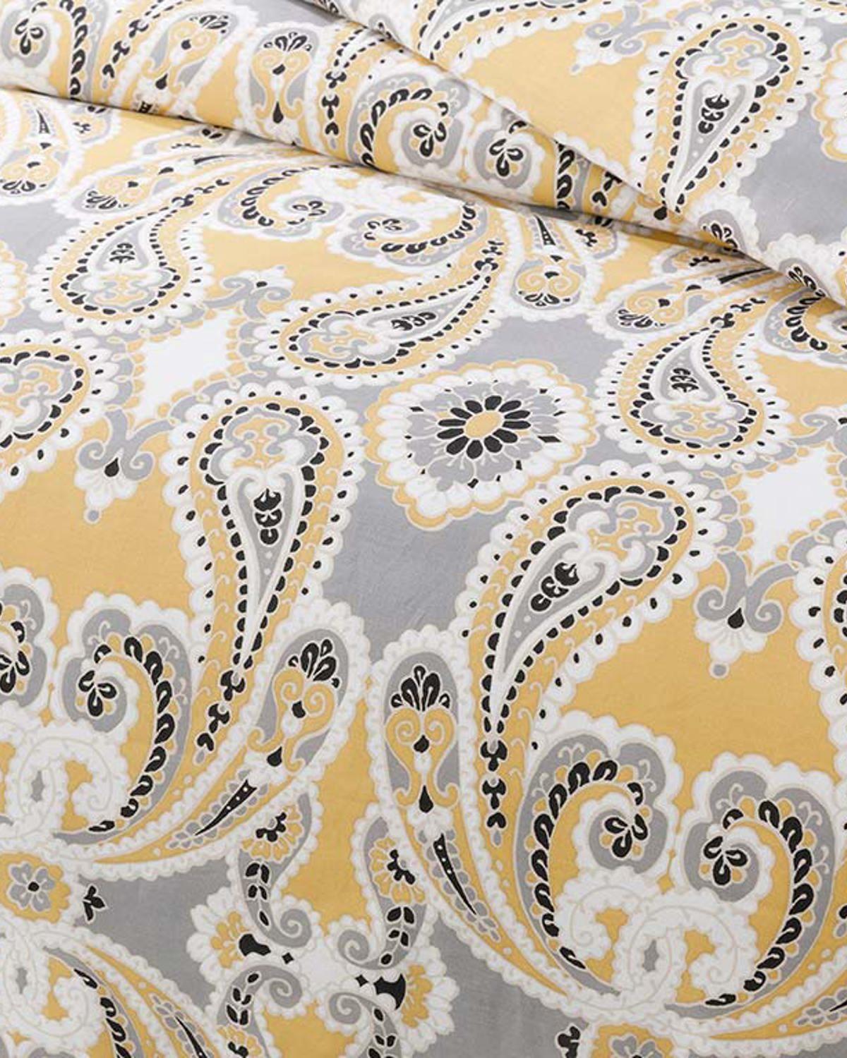 Fancy Shawl Спален Комплект Единичен Крепон 160x220 см Жълт