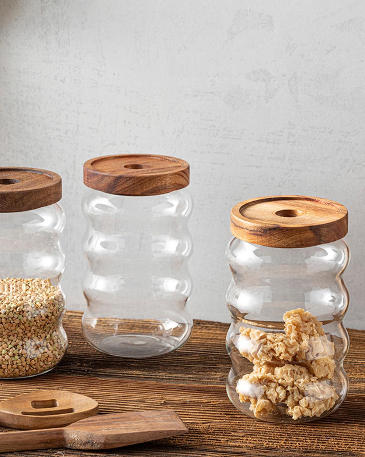 Fiona Буркан 3 бр. Боросиликат 750 мл Прозрачен