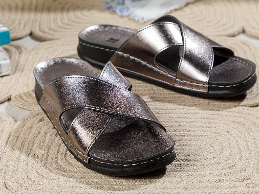 Fiona Пантофи За Дома Чехли, Pu, Антрацит, 36