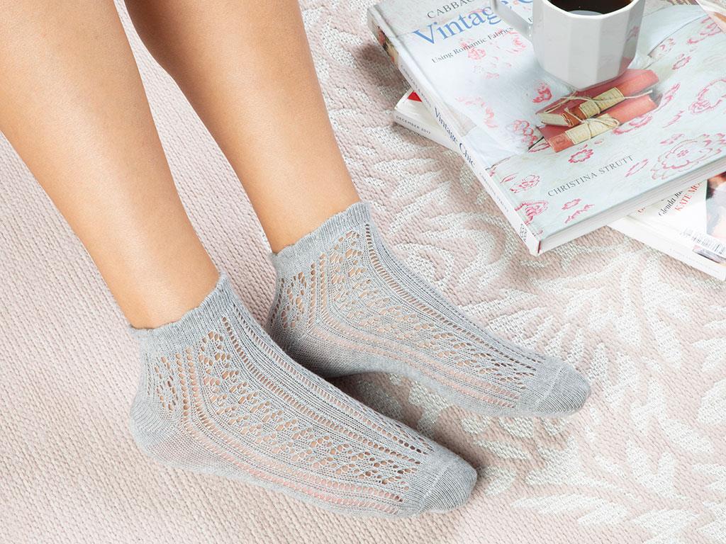 Fishnet ЧОРАПИ Памучен Standart Gray