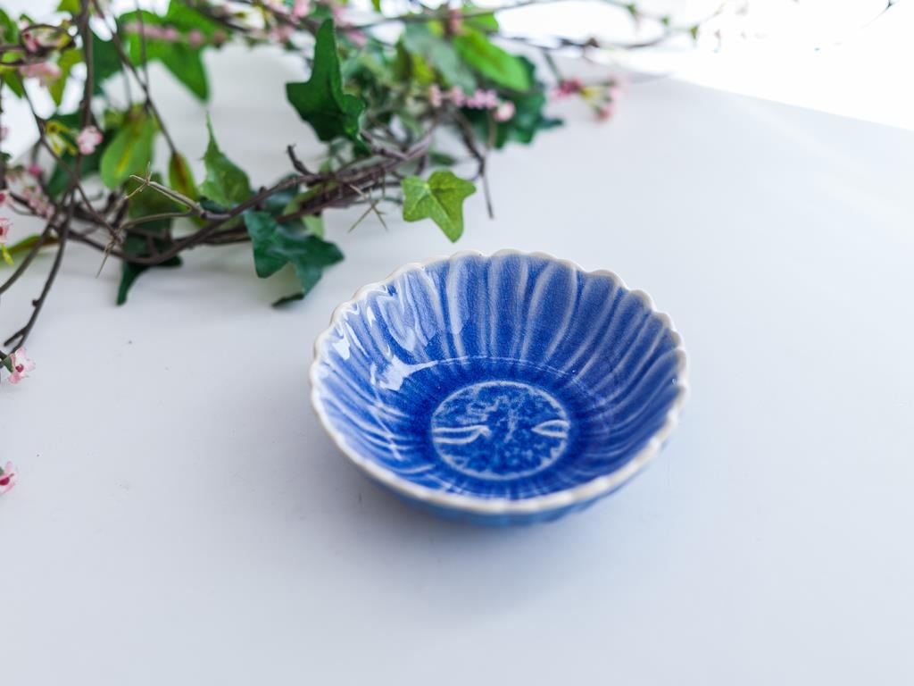 Floral Купа Керамичен Blue.