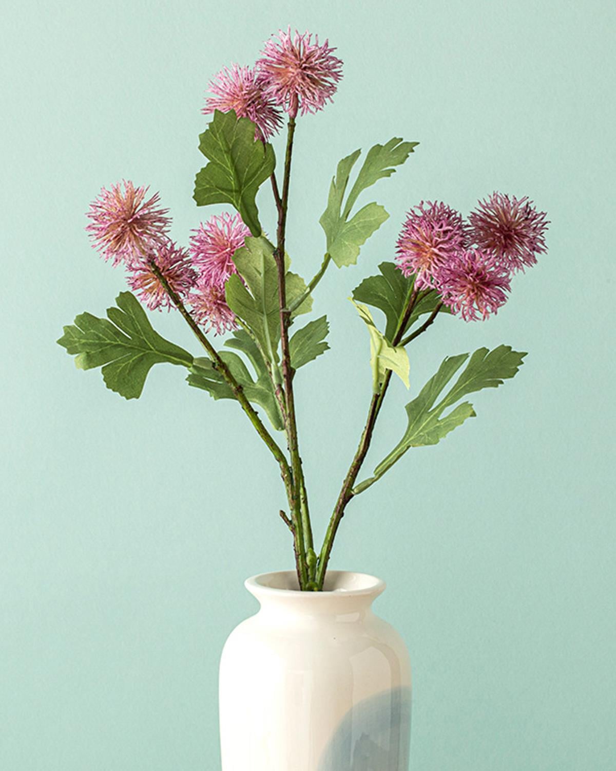 Flower Dots Single Branch Artificial Flowe 56 cm Violet