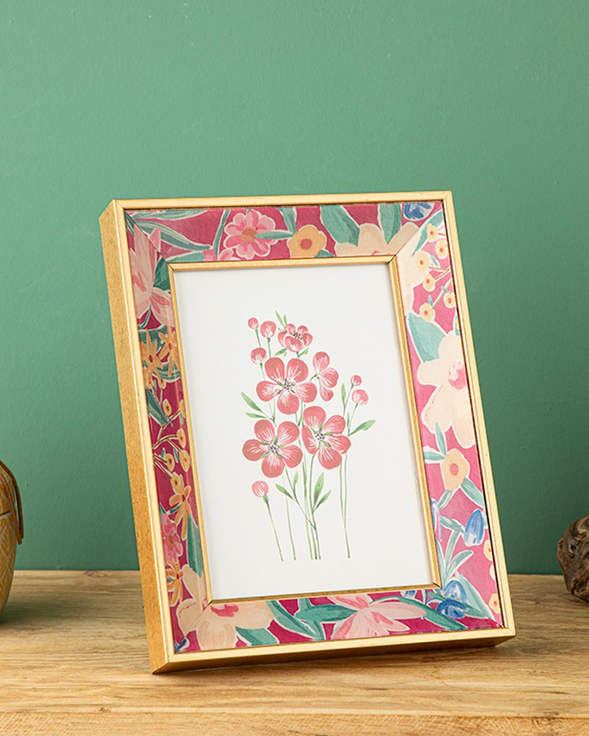 Flowertopia Рамка Розово, 15 X 21 Cm