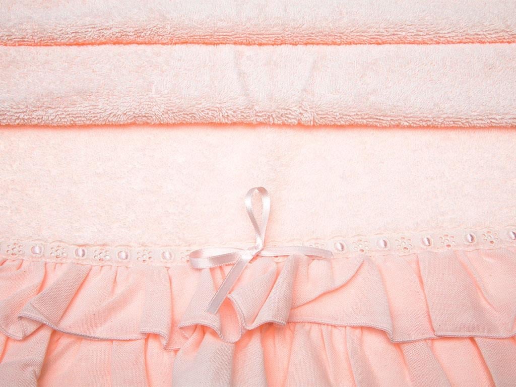 Frill ХАВЛИЯ ЗА ЛИЦЕ С волани 50x80 cm Powder