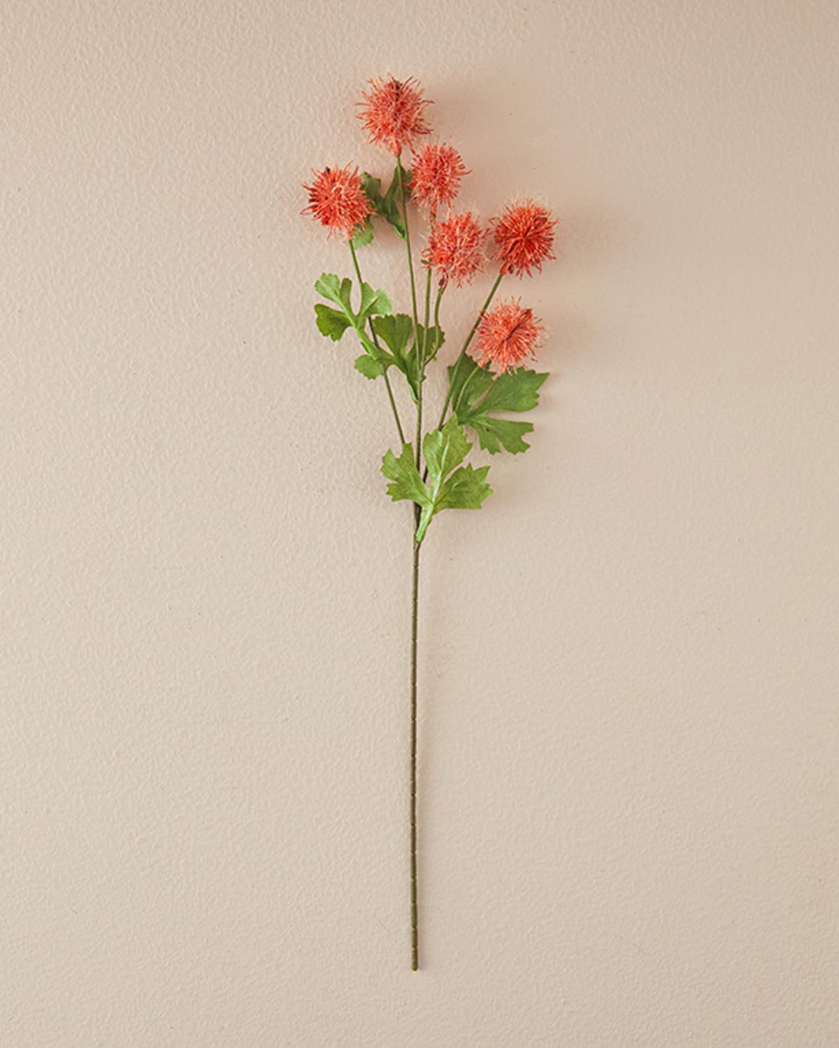 Fruity Изкуствено Цвете Един Стрък 62 см Оранжев