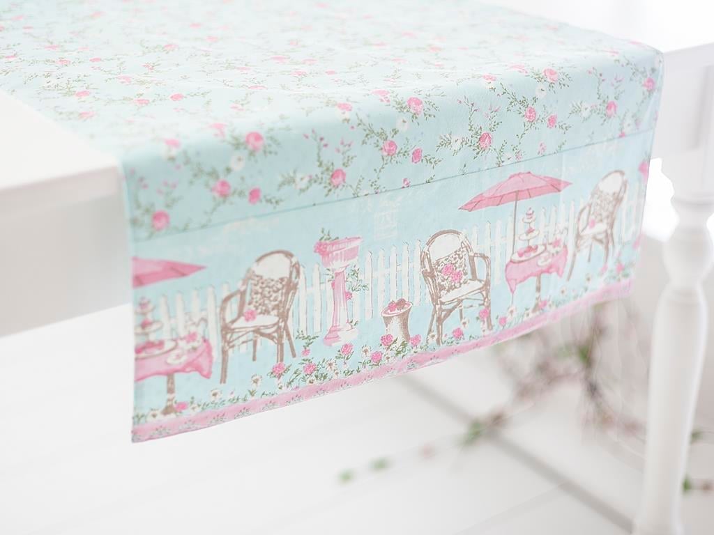 Garden Chair КУХНЕНСКИ РУННЕРИ Памучен 45x150 cm Turquoise