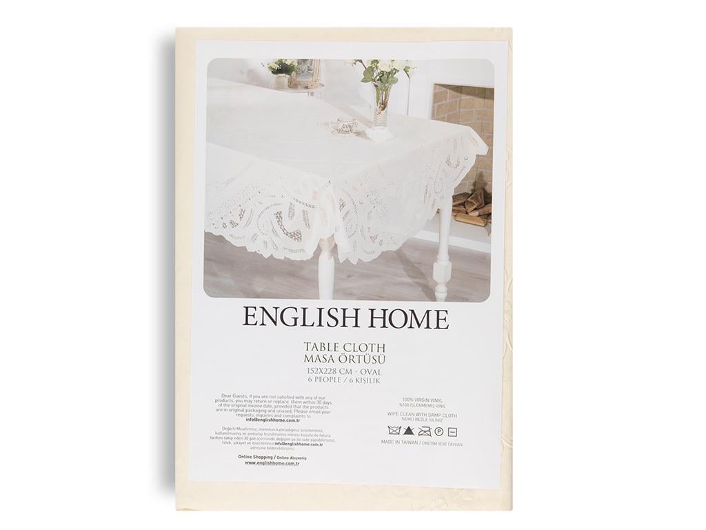 Glam Damask Покривка за Маса Винил 152x228 cm Ivory