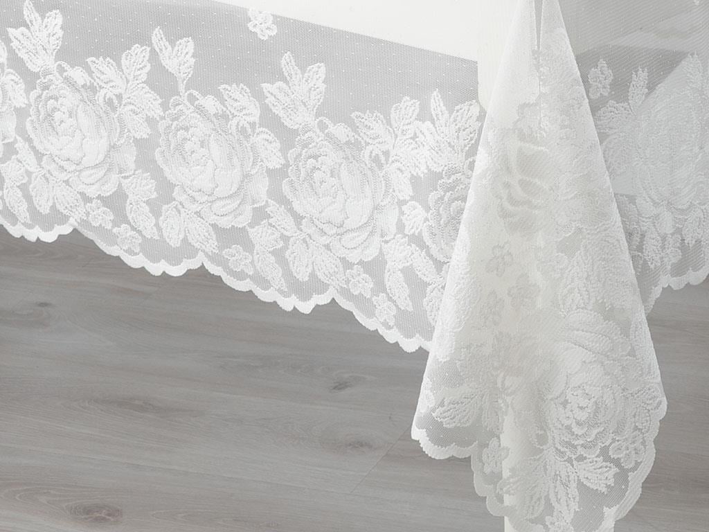 Glam Rose Покривка за Маса Плетиво 145x220 cm Champagne