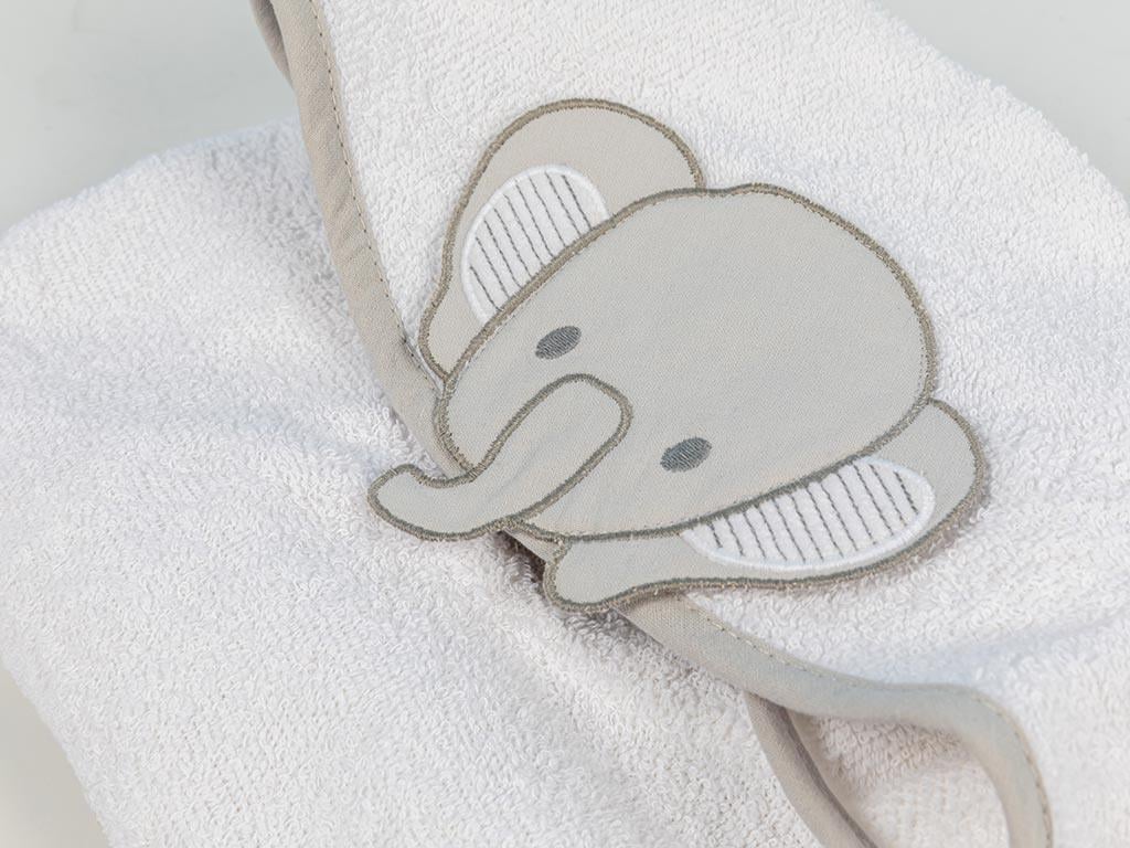 Happy Elephants ДЕТСКА ПЕЛЕРИНА Памучен White