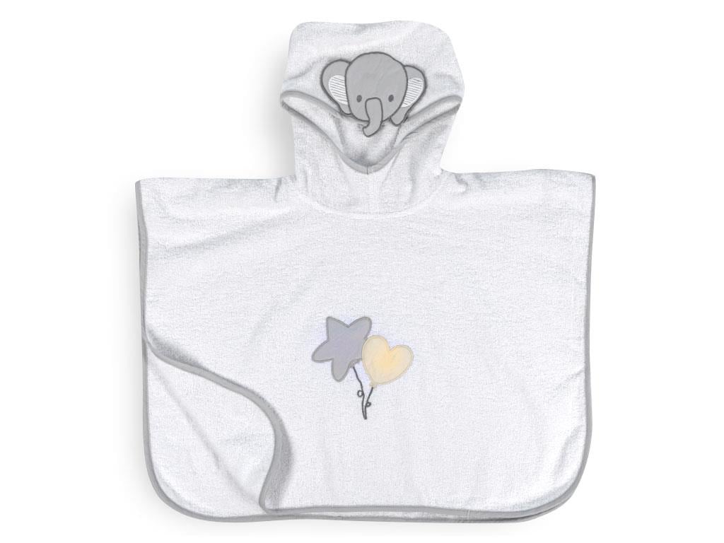Happy Elephants ДЕТСКА ПЕЛЕРИНА Памучен White