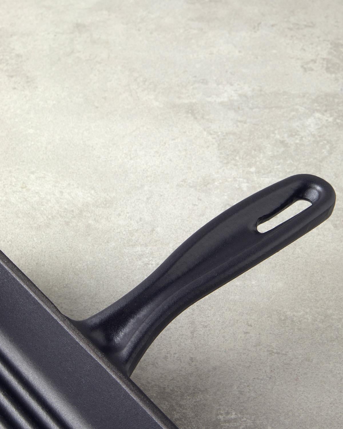 Hecha Грил Тиган Квадрат С чугунена отливка 28 см Черен