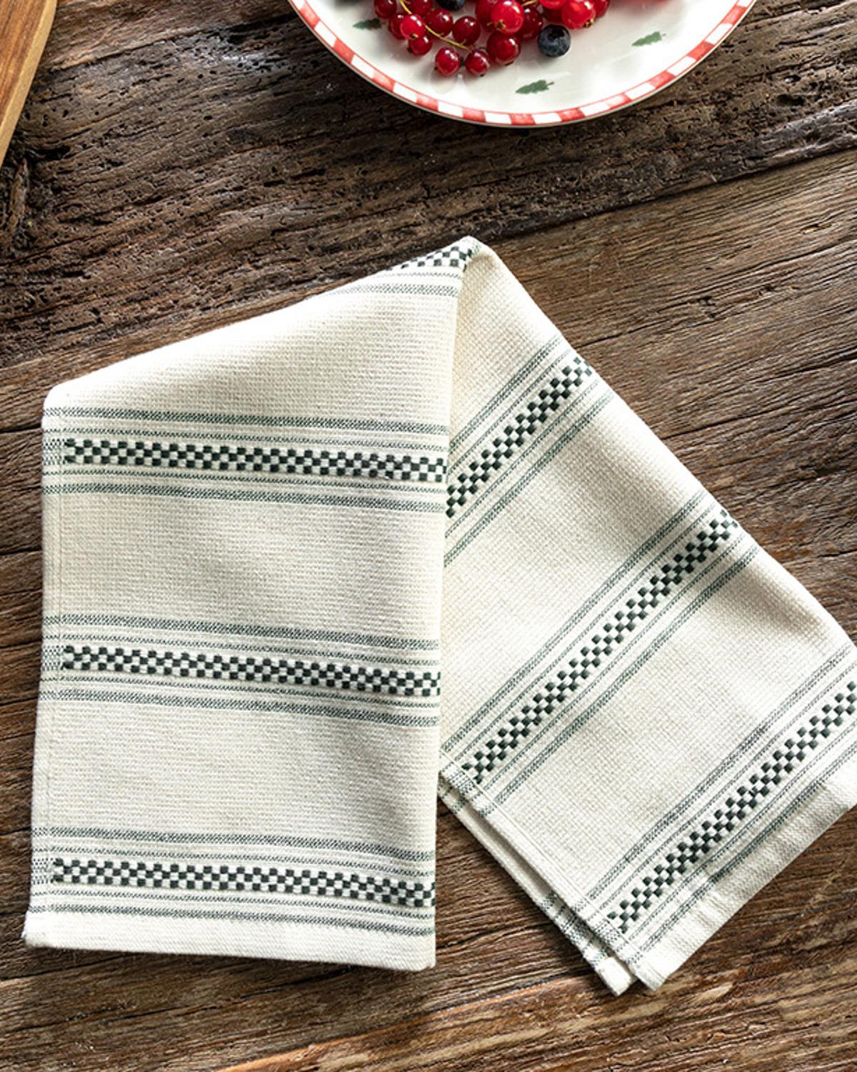 Horizontal Кърпа За Сушене Памук 30x50 см Зелен