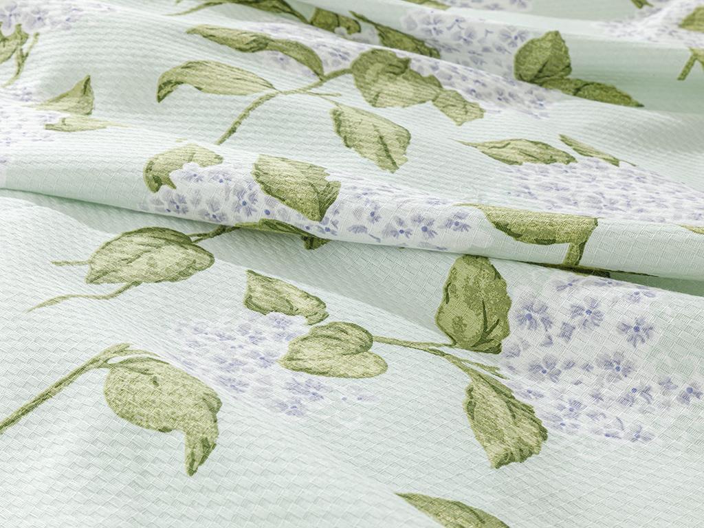 Hydrangea ПОКРИВКА КОМПЛЕКТ Голям размер Отпечатано 220x240 cm Seledon,