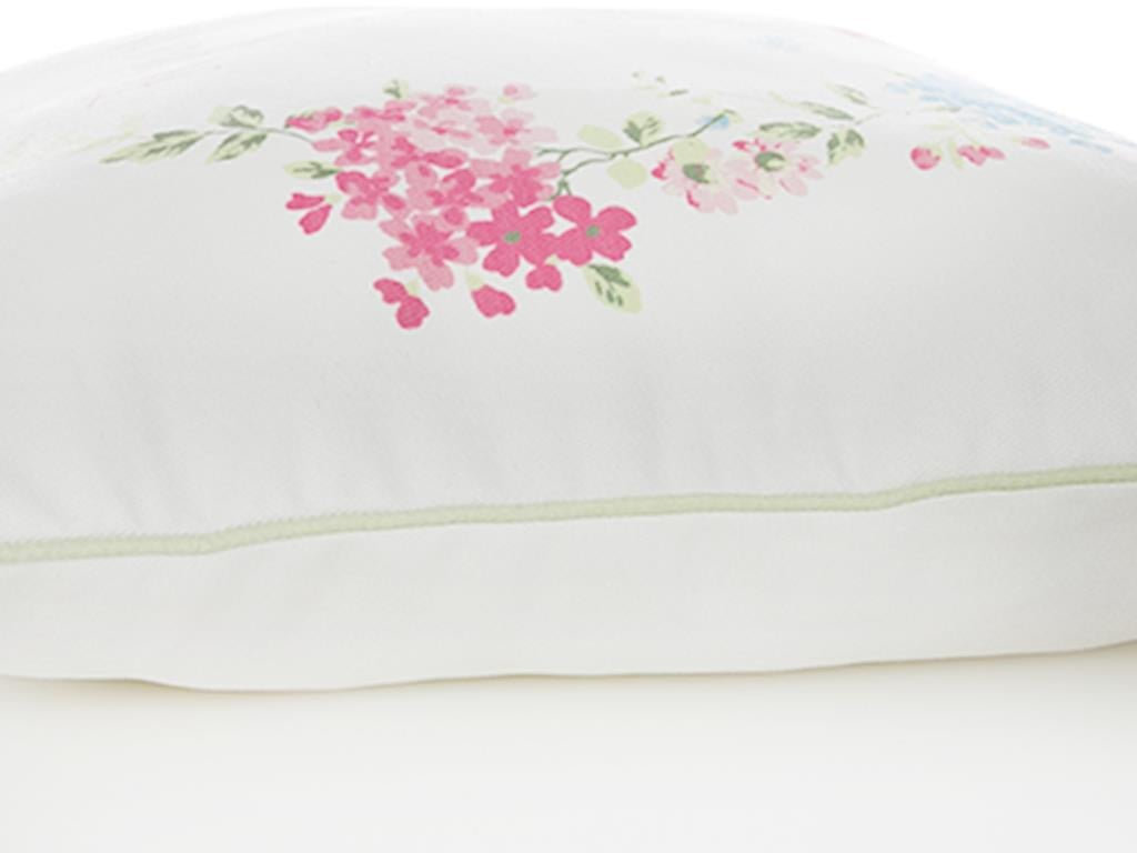 Hydrangea ВЪЗГЛАВНИЦА Дигитална щампа 45x45 cm Бяло-розово