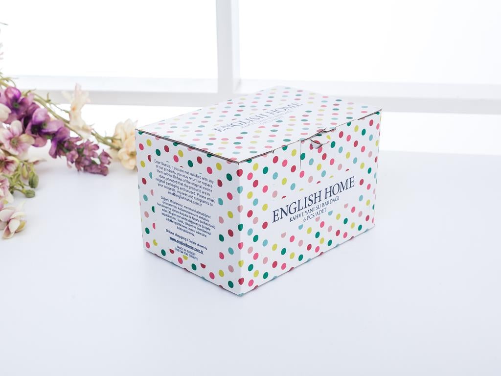 Lace ВОДНА ЧАША 6 бр. Cam 150 ml White