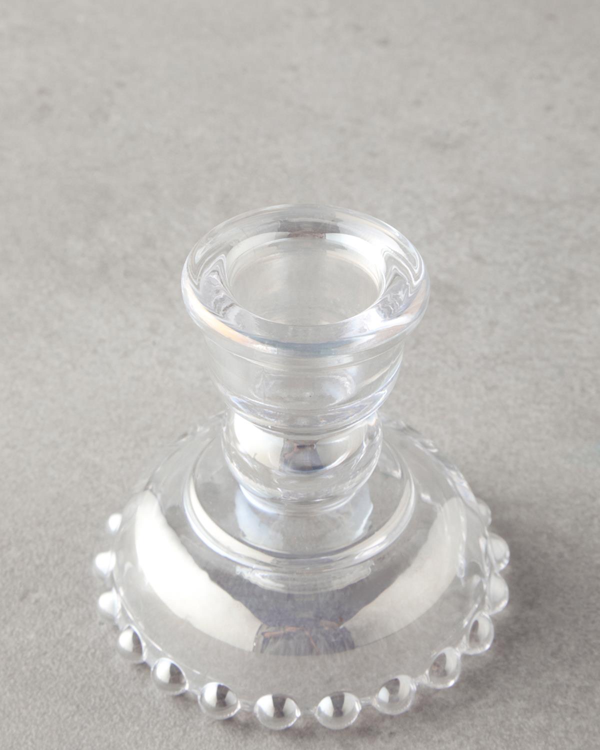 Larisa Свещник 6,5 см Блясък ирис