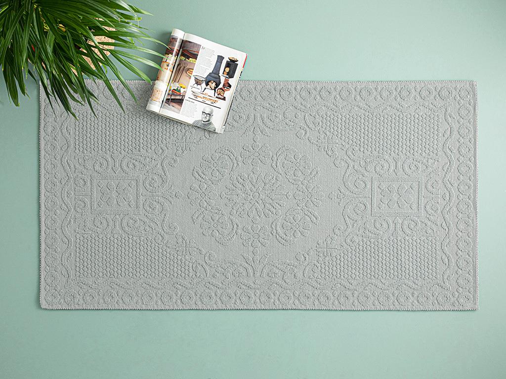 Larissa Luxury Curl Rug 50x80 cm Gray