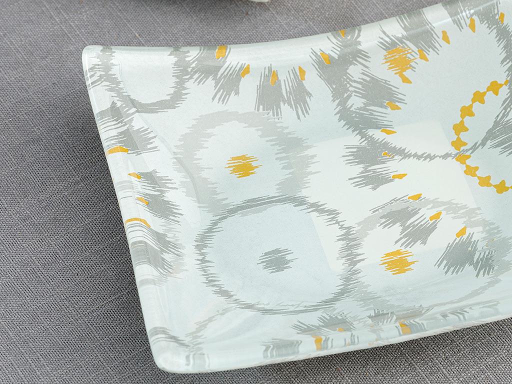 Laura Купички за Ядки Правоъгълна Cam 12x14 cm White-Gray
