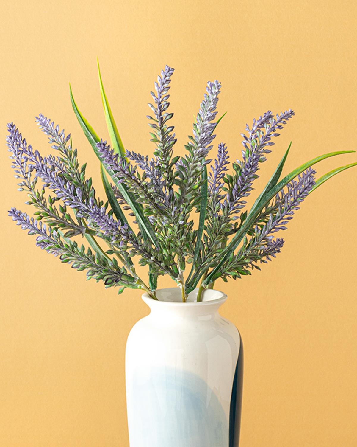 Lavender Field Artificial Flower - One Pc 38 cm Purple