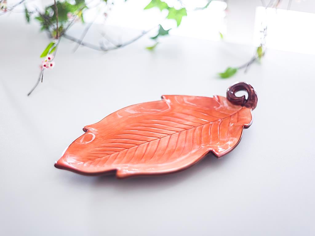 Leaf ДРЪНКУЛКА Декоративно Orange,
