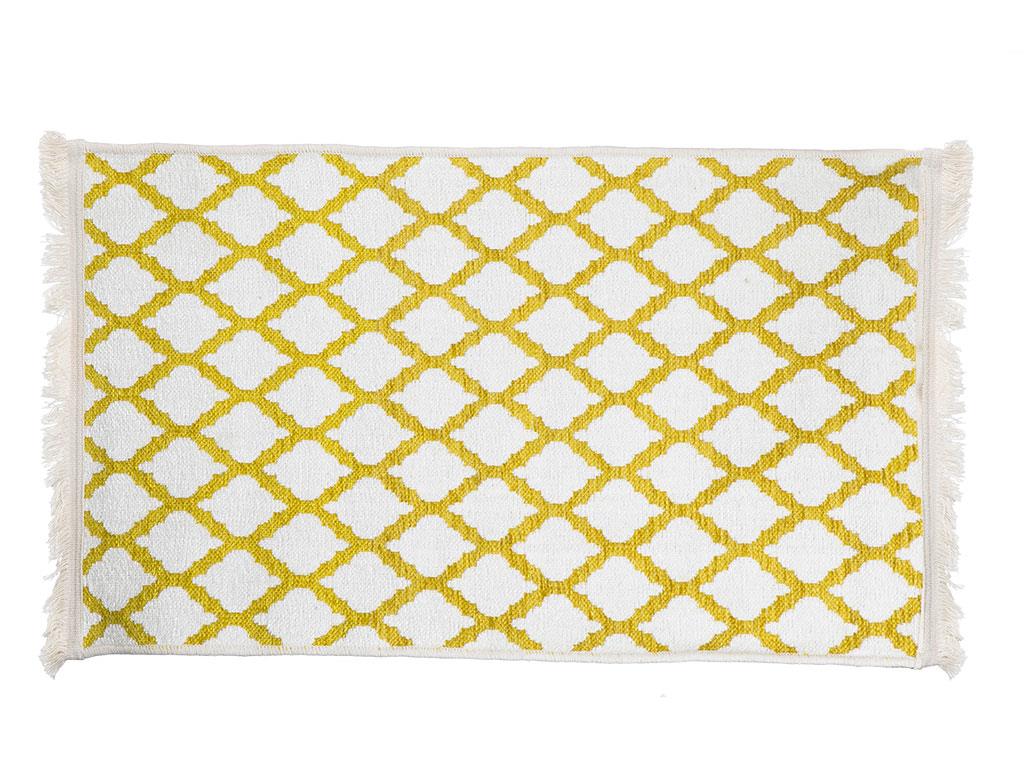 Lemon КИЛИМ Шенил Шенил 60x100 cm White-Yellow