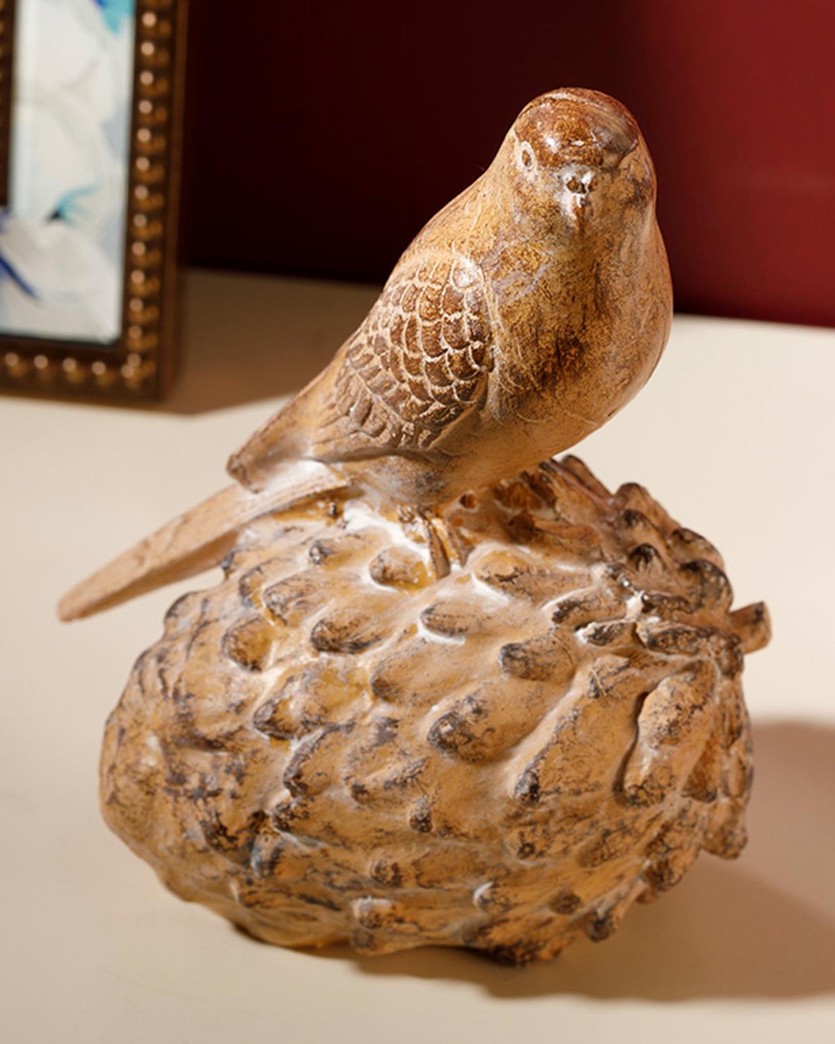 Leron ДРЪНКУЛКА Polyresin 11x7,5x15 cm Beige